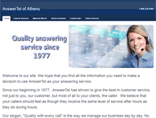 Tablet Screenshot of answertel.org
